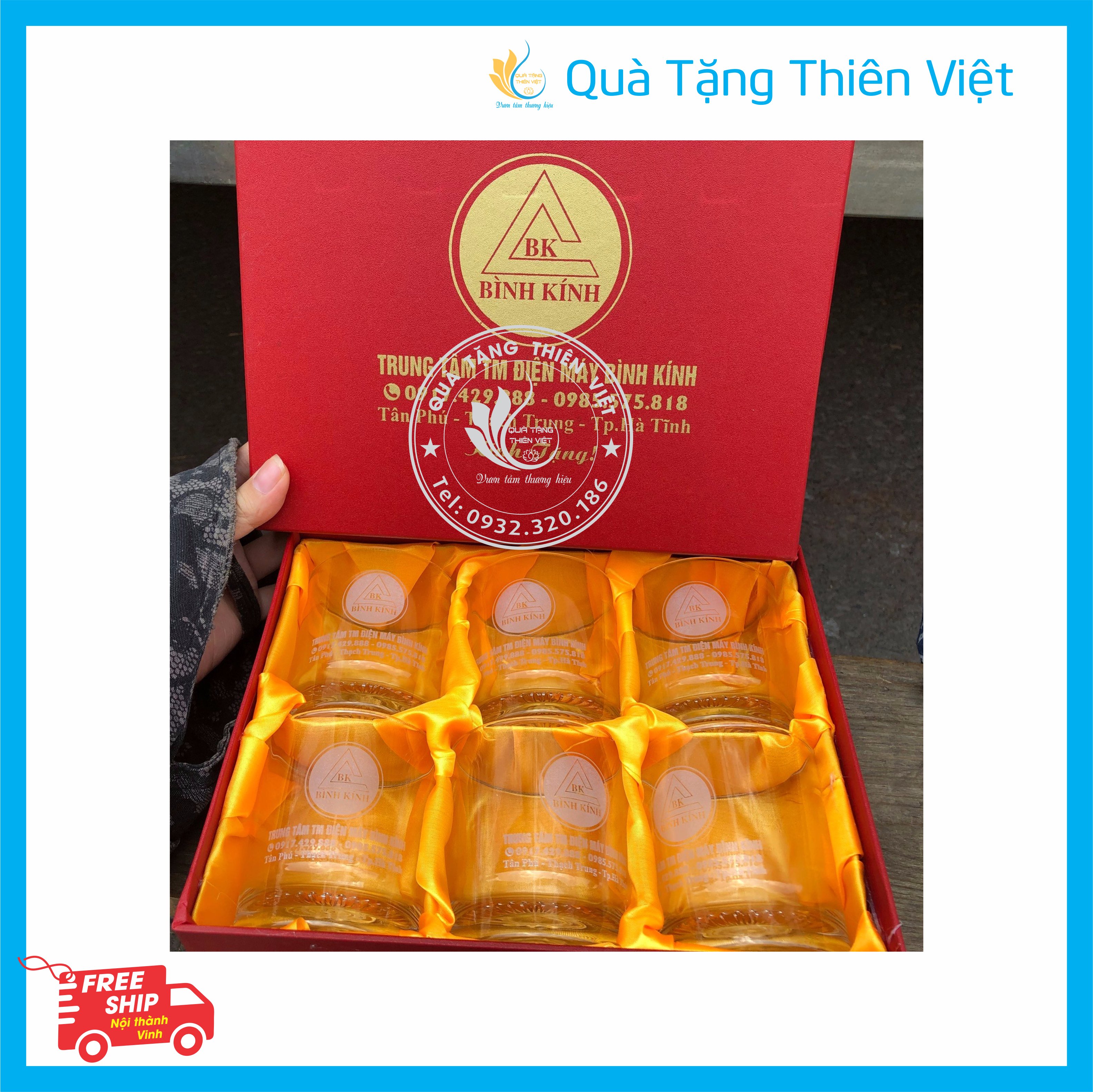 Cốc thủy tinh in logo tại Hà Tĩnh - Tiêu chí nào để lựa chọn?