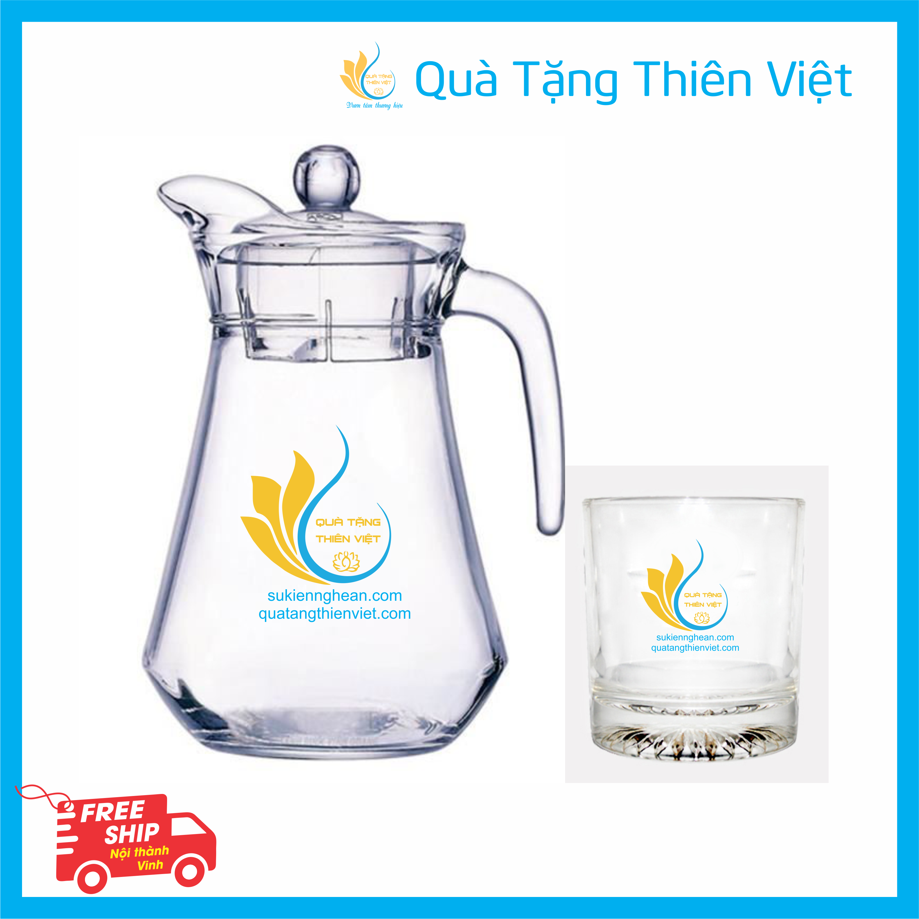 Cốc thủy tinh in logo tại Hà Tĩnh - Tiêu chí nào để lựa chọn?