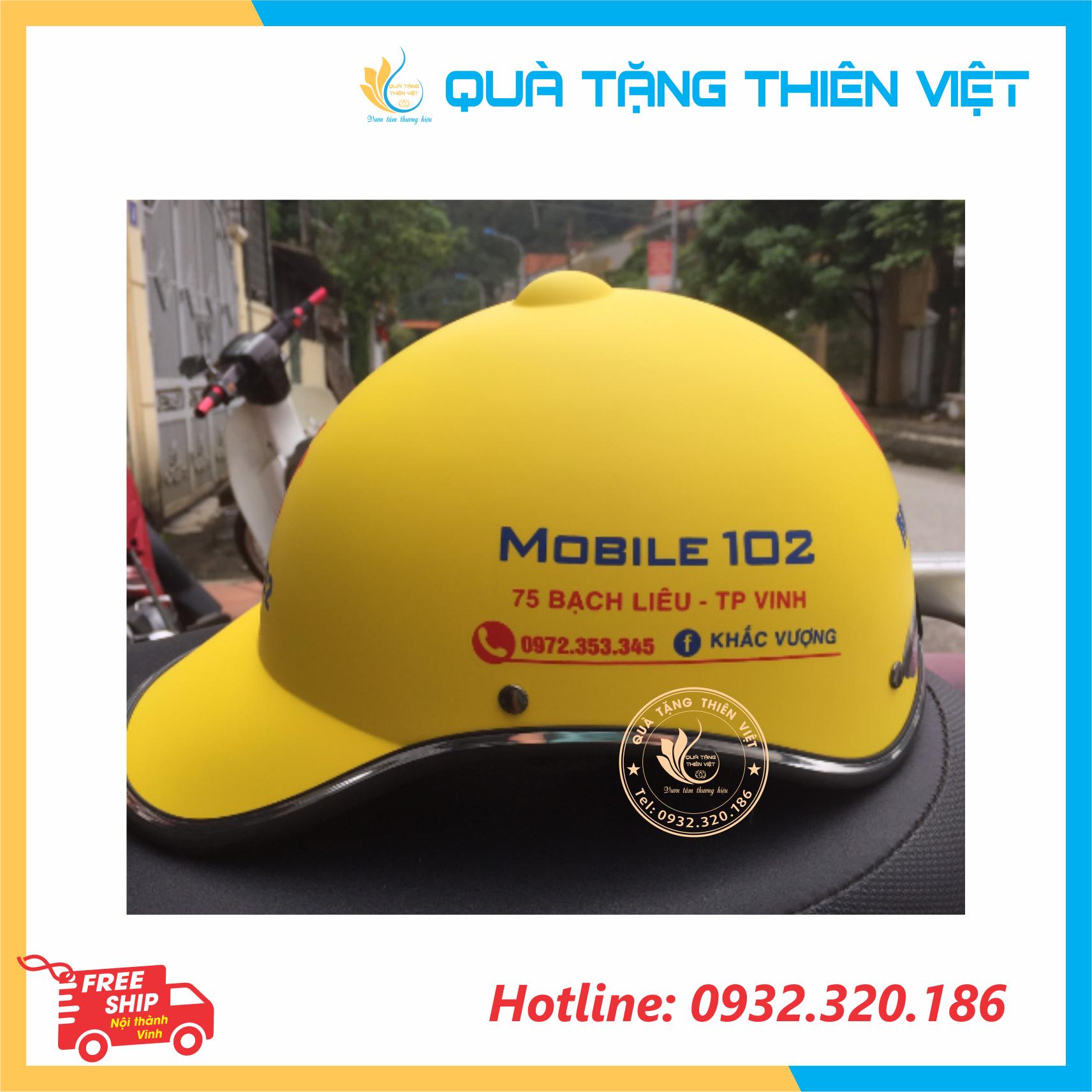 In mũ bảo hiểm như thế nào để thu hút khách hàng