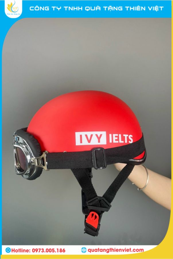 Cam kết khi làm mũ bảo hiểm in logo tại Quà Tặng Thiên Việt