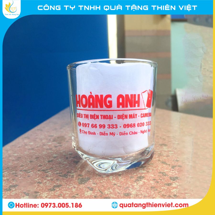 Các kỹ thuật in logo lên cốc thủy tinh tại TP Vinh, Nghệ An 