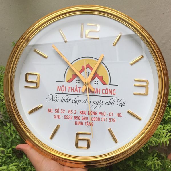 Kinh nghiệm chọn đồng hồ treo tường in logo giá rẻ nhưng chất lượng