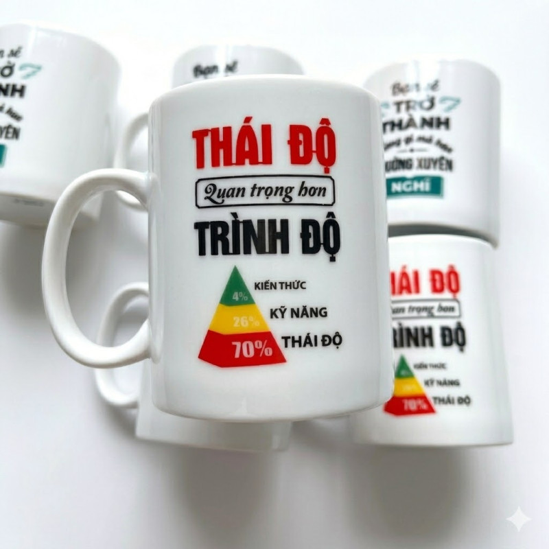 Ứng dụng của ly sứ in logo trong doanh nghiệp