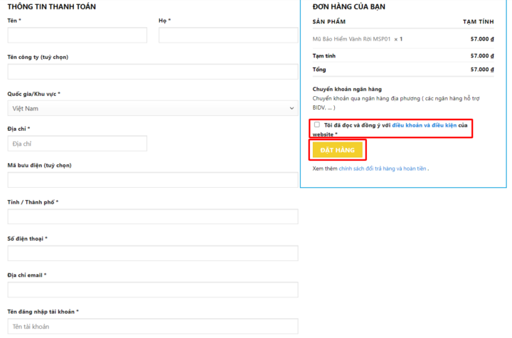 Hướng dẫn mua hàng