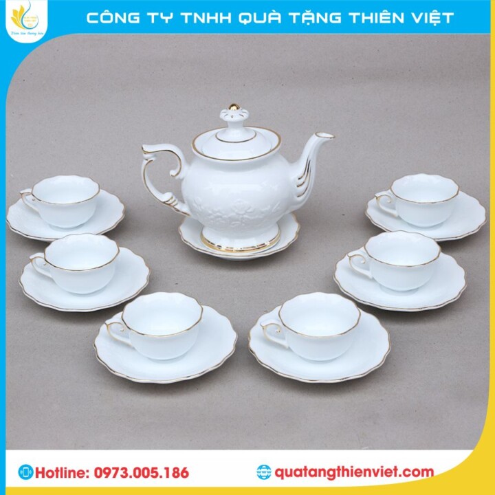 In logo lên ấm chén bát tràng tại Nghệ An