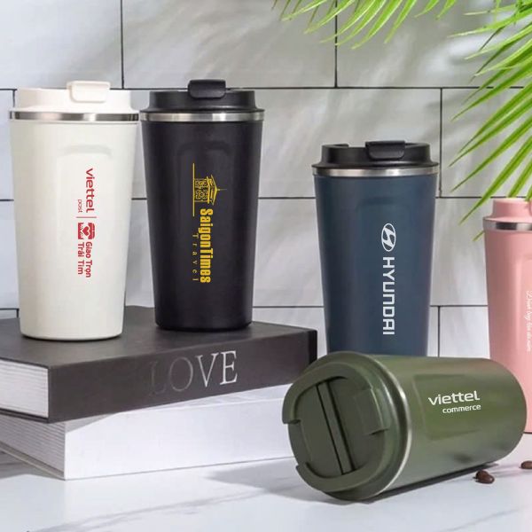 Cốc giữ nhiệt nắp bật tiện dụng