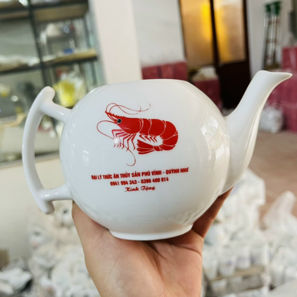 Các dòng ấm trà phù hợp để in logo làm quà tặng