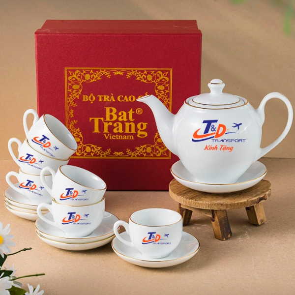 Một số lưu ý khi đặt in logo lên ấm trà