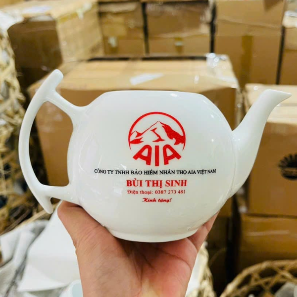 Những sai lầm doanh nghiệp thường gặp khi đặt ấm chén in logo
