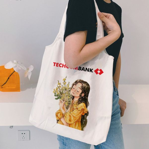 Túi vải canvas in logo quà tặng 20/10 thiết thực và ý nghĩa