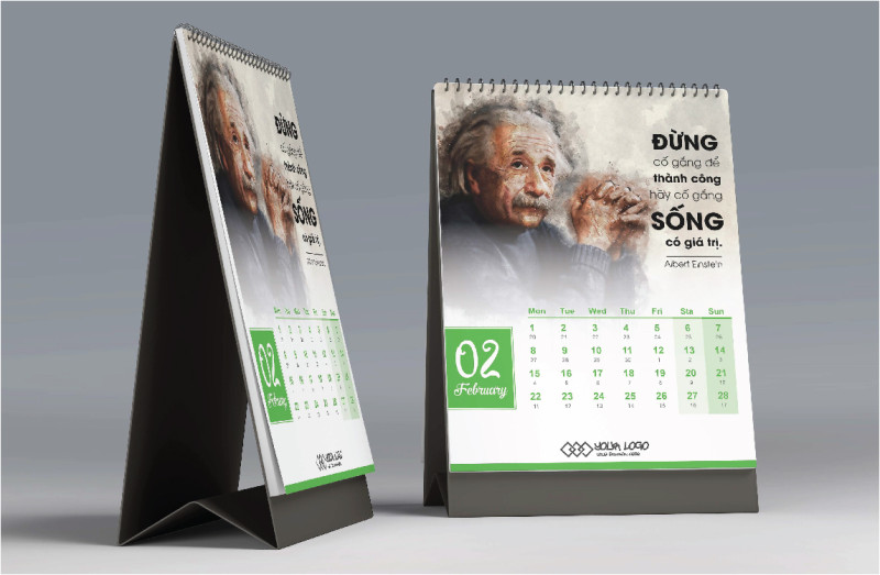 Lịch Tết in logo