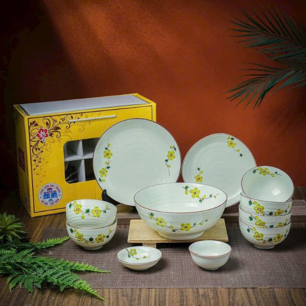 Bộ bát đĩa cao cấp in logo