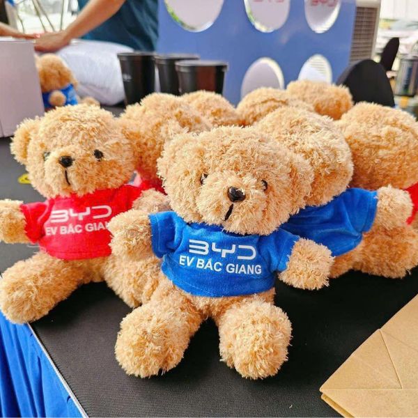 Gấu bông in logo