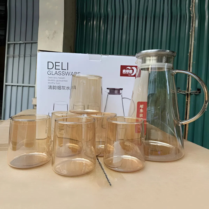 Vì sao doanh nghiệp ưa chuộng bộ bình ly thủy tinh in logo