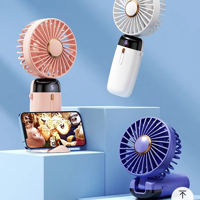 Quạt mini cầm tay in logo