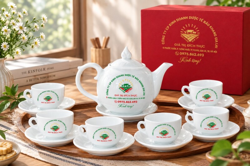 In Logo Lên Ấm Chén Bằng Phương Pháp Nào? Ưu Nhược Điểm - Quà Tặng Thiên Việt Những yếu tố cần chuẩn bị trước khi in logo lên ấm chén